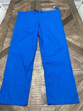 Cherokee Workwear Originals 4100T Unisex Scrub Pants XL Tall Royal Blue NWT